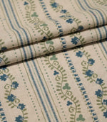 Ivy Tallis Fabric / Highland Green / Indigo
