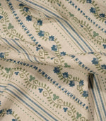 Ivy Tallis Fabric / Highland Green / Indigo