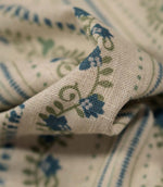 Ivy Tallis Fabric / Highland Green / Indigo