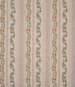 Ivy Tallis Fabric / Sage Green / Rust