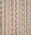 Ivy Tallis Fabric / Sage Green / Rust