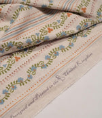Ivy Tallis Fabric / Sage Green / Rust