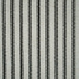 JF Linen Ticking Fabric / Black