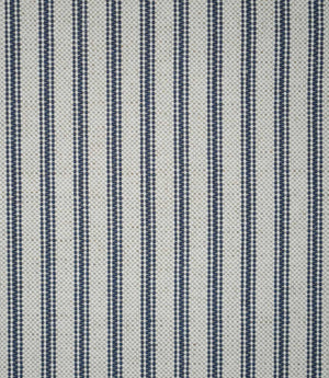 JF Linen Ticking Fabric / Blue