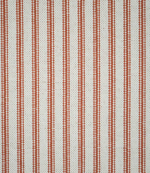JF Linen Ticking Fabric / Burnt Orange