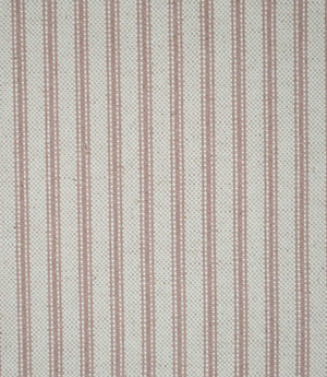JF Linen Ticking Fabric / Pink