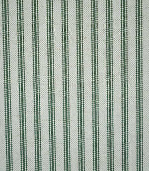 JF Linen Ticking Fabric / Sap Green