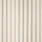 JF Ticking Beige fabric featuring classic vertical beige ticking stripes on a warm cream background with a subtle herringbone woven texture.