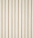 JF Ticking Beige fabric featuring classic vertical beige ticking stripes on a warm cream background with a subtle herringbone woven texture.