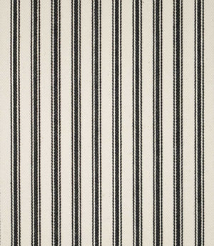 JF Ticking Fabric / Black