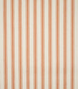 JF Ticking Burnt Orange fabric featuring classic vertical burnt orange ticking stripes on a warm cream background with a subtle herringbone texture.