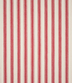 JF Ticking Fabric / Red