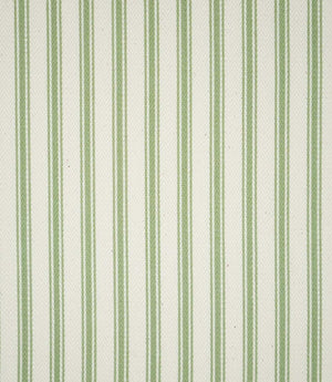 JF Ticking Fabric / Warm Green