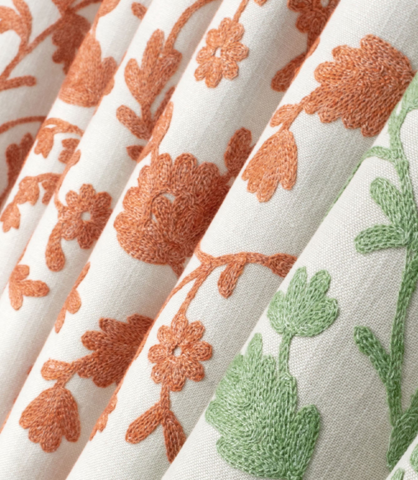 JF Crewel Fabric / Sunset