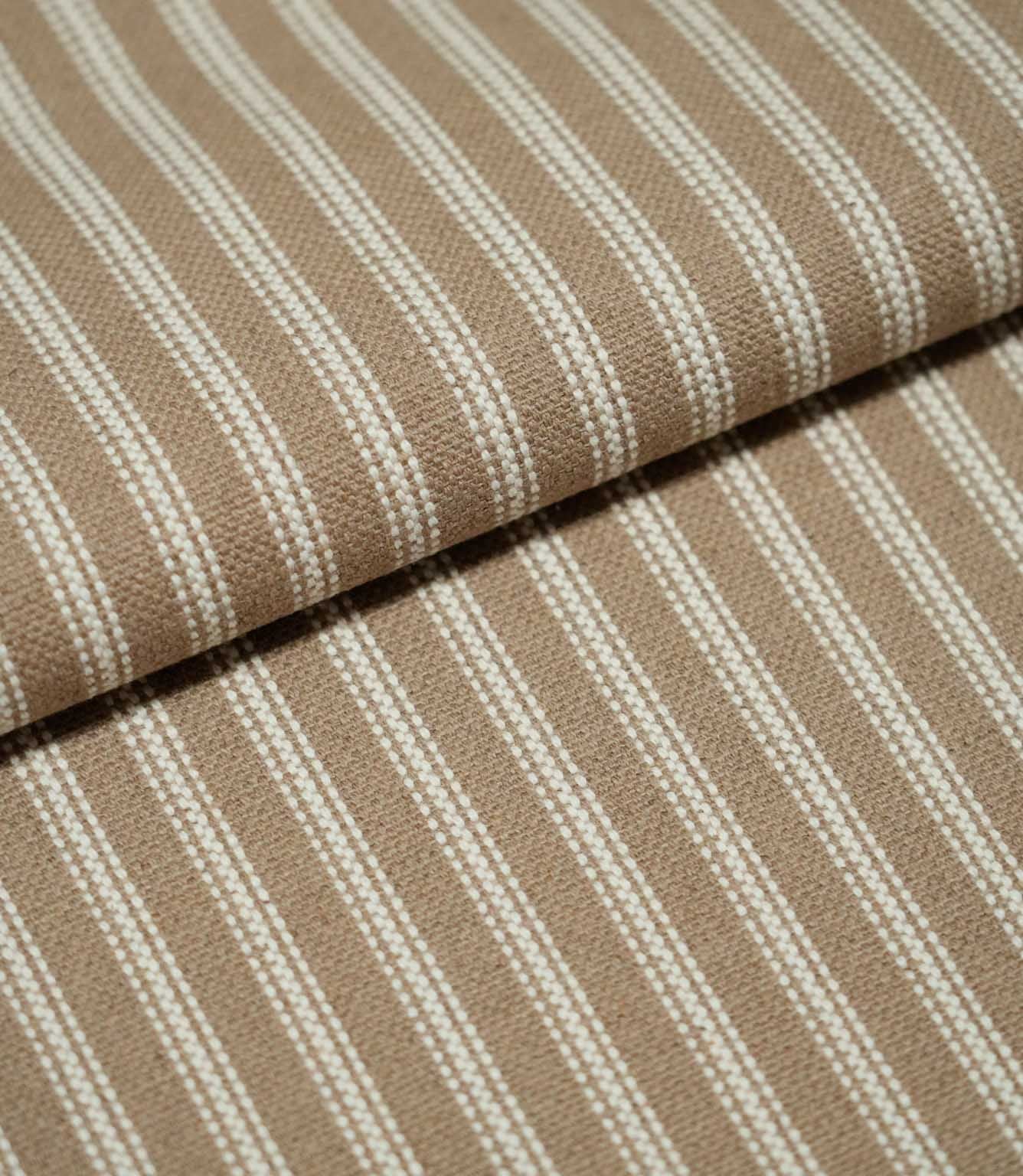 JF Linen Ticking Fabric / Natural