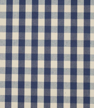 JF Small Gingham Fabric / Blue