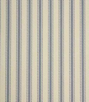 JF Ticking Blackout Lining Fabric / Airforce Blue