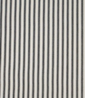 JF Ticking Fabric / Black