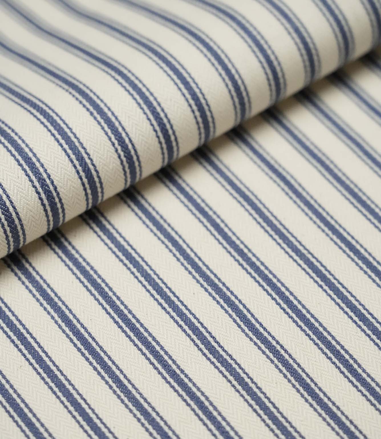 JF Ticking Fabric / Blue
