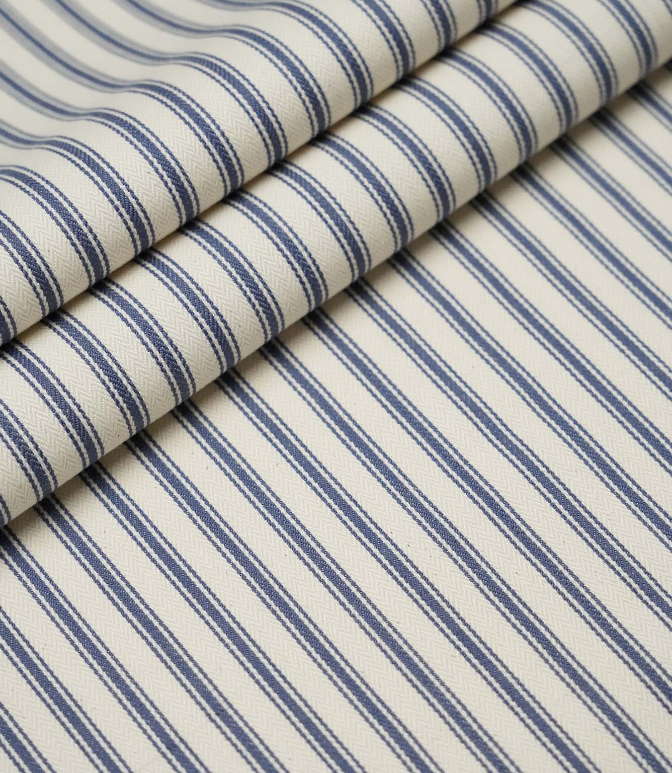 JF Ticking Fabric / Blue