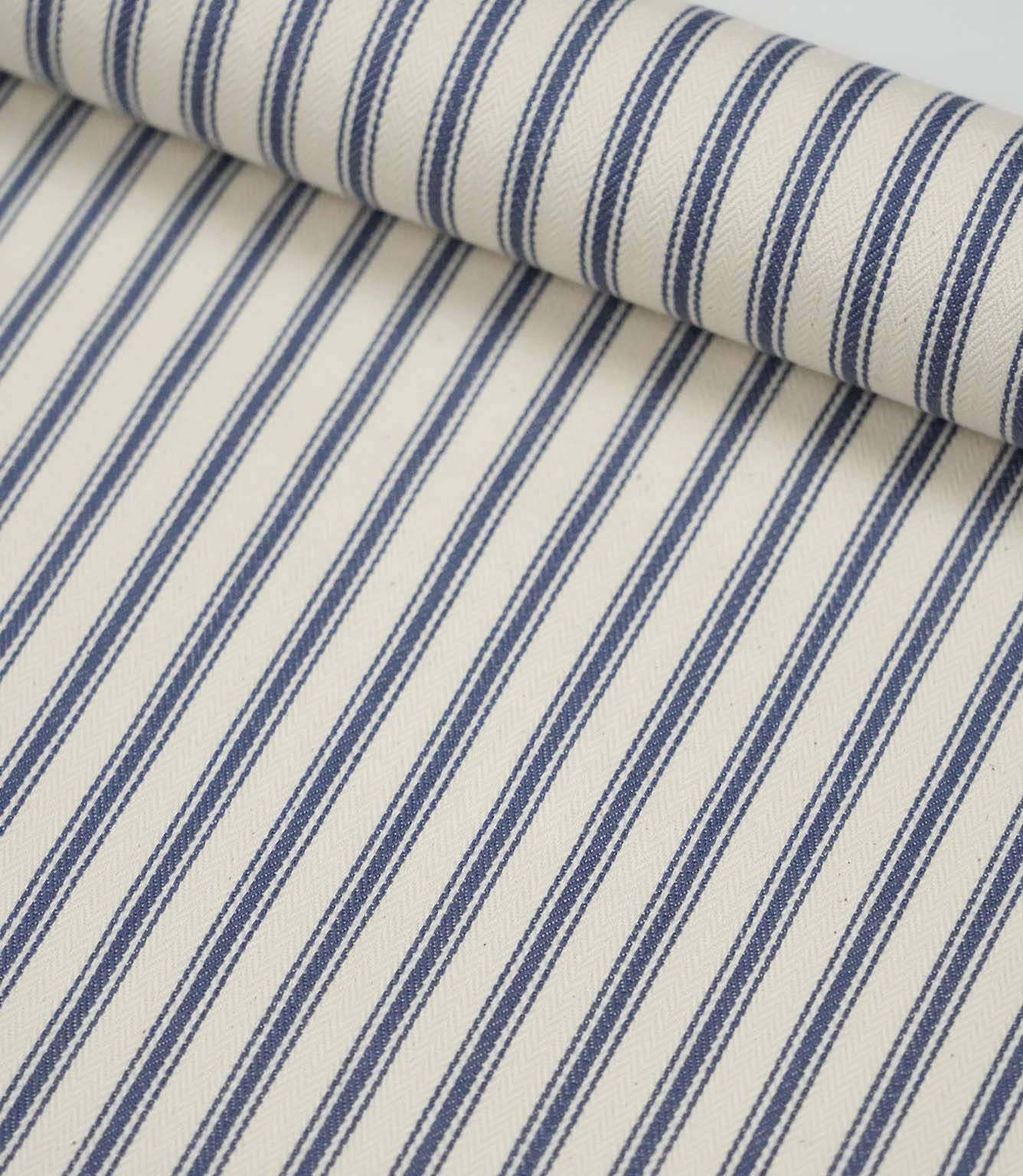JF Ticking Fabric / Blue