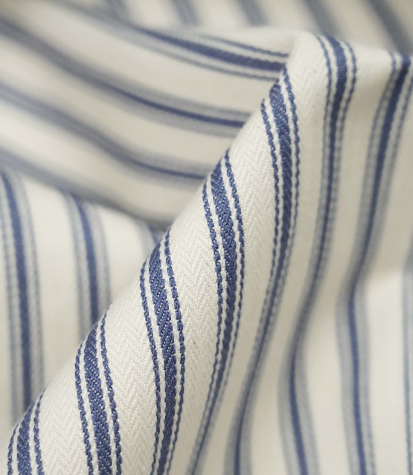 JF Ticking Fabric / Blue