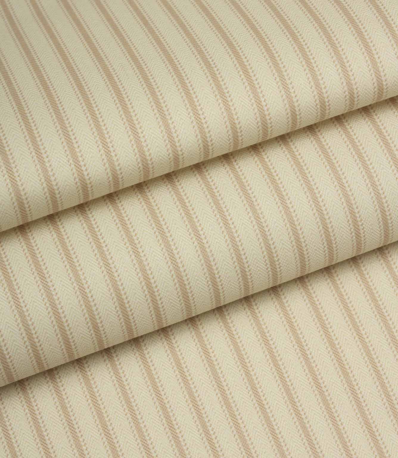 JF Ticking Lining Fabric / Cream | Just Fabrics