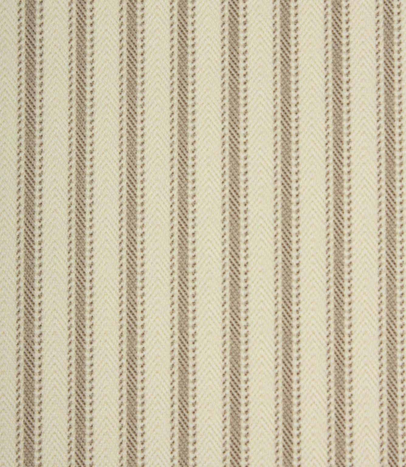JF Ticking Lining Fabric / Flax | Just Fabrics