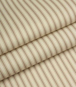 JF Ticking Lining Fabric / Flax | Just Fabrics