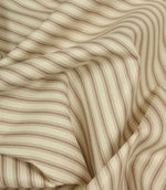 JF Ticking Lining Fabric / Flax | Just Fabrics