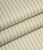 JF Ticking Lining Fabric / Grey | Just Fabrics