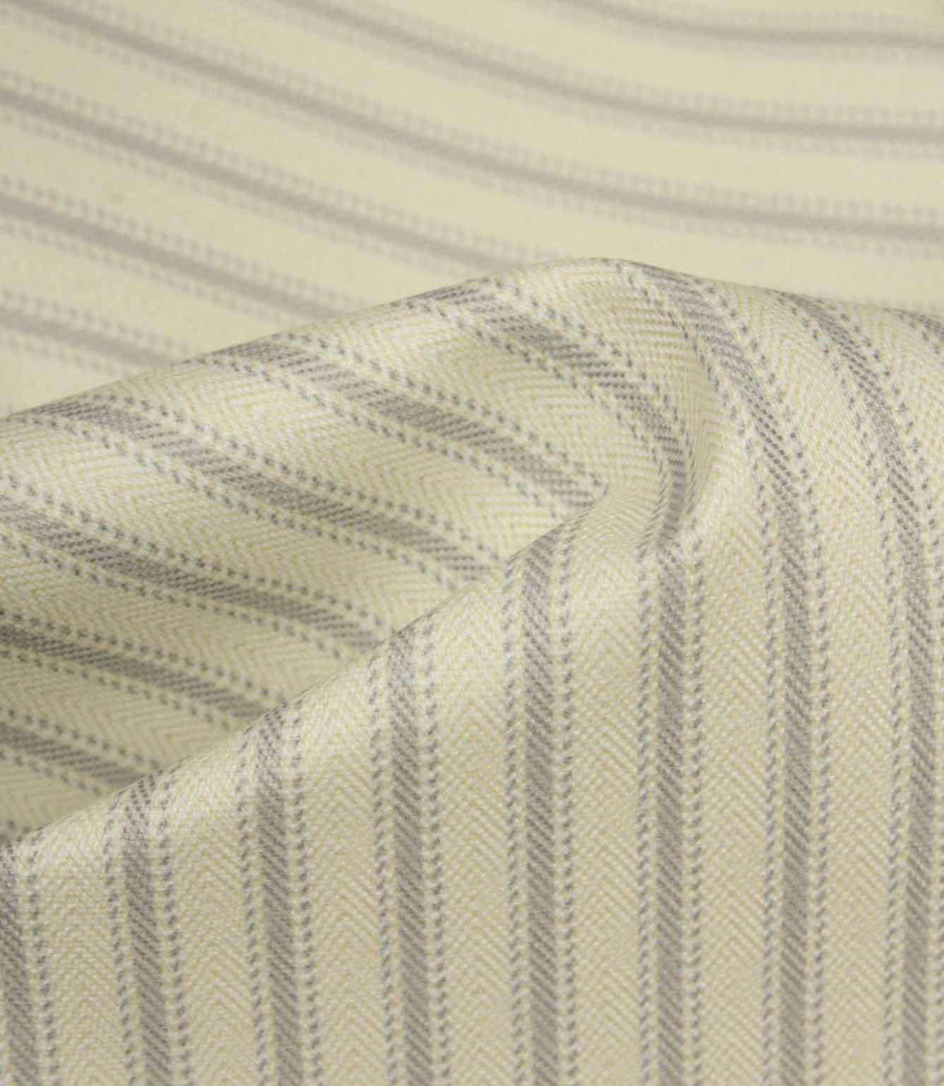 JF Ticking Lining Fabric / Grey | Just Fabrics
