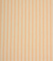 Ivory herringbone ticking stripe fabric with soft peach woven stripes in a classic vertical design.