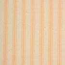 Close-up of ivory herringbone weave fabric featuring delicate peach ticking stripes and subtle textured detailing.