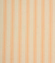 Close-up of ivory herringbone weave fabric featuring delicate peach ticking stripes and subtle textured detailing.