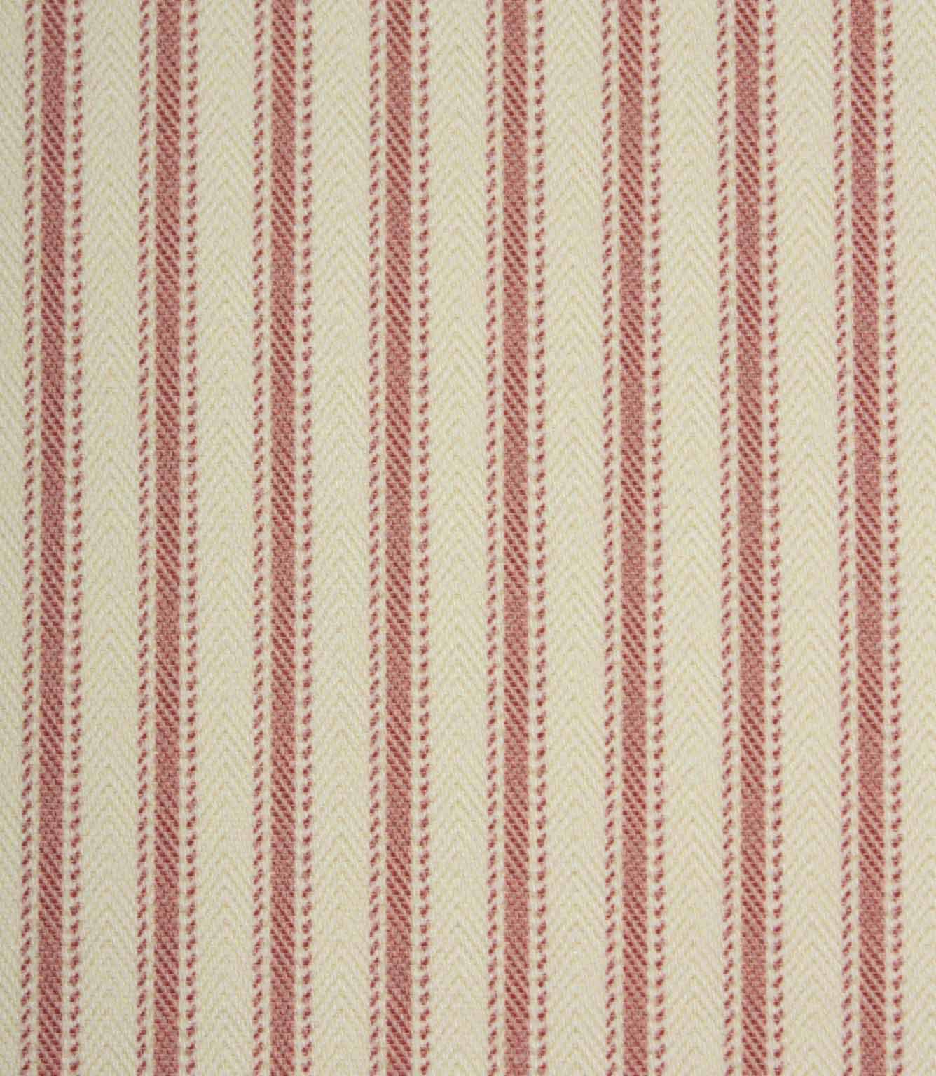 JF Ticking Lining Fabric / Peony | Just Fabrics
