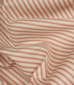 JF Ticking Lining Fabric / Peony | Just Fabrics