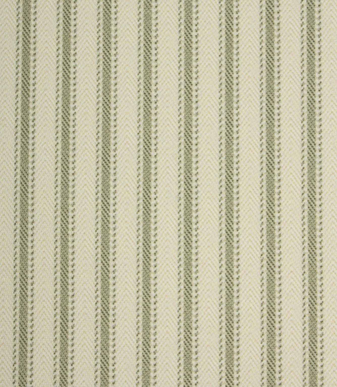 JF Ticking Lining Fabric / Sage | Just Fabrics
