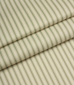 JF Ticking Lining Fabric / Sage | Just Fabrics