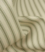 JF Ticking Lining Fabric / Sage | Just Fabrics