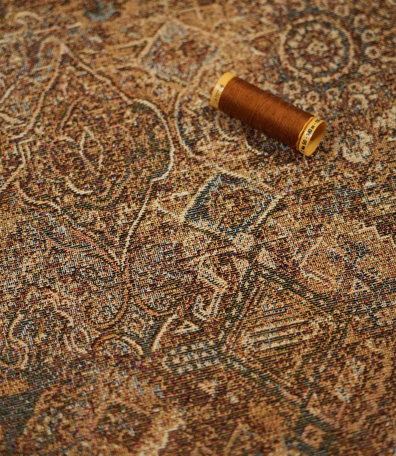 Keshan Tapestry Fabric / Copper