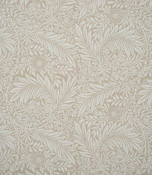 Larkspur Linen Look Fabric / White