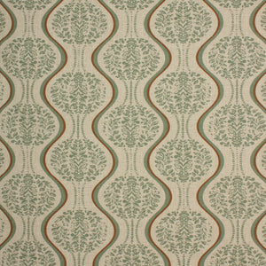 Linmere Fabric / Apple Green / Hazelnut