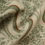Linmere Fabric / Apple Green / Hazelnut