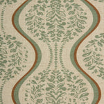 Linmere Fabric / Apple Green / Hazelnut