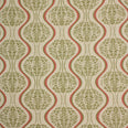 Linmere Fabric / Sage Green / Red