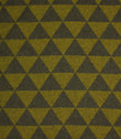 Wool Chevron Fabric / Green / Grey | Just Fabrics