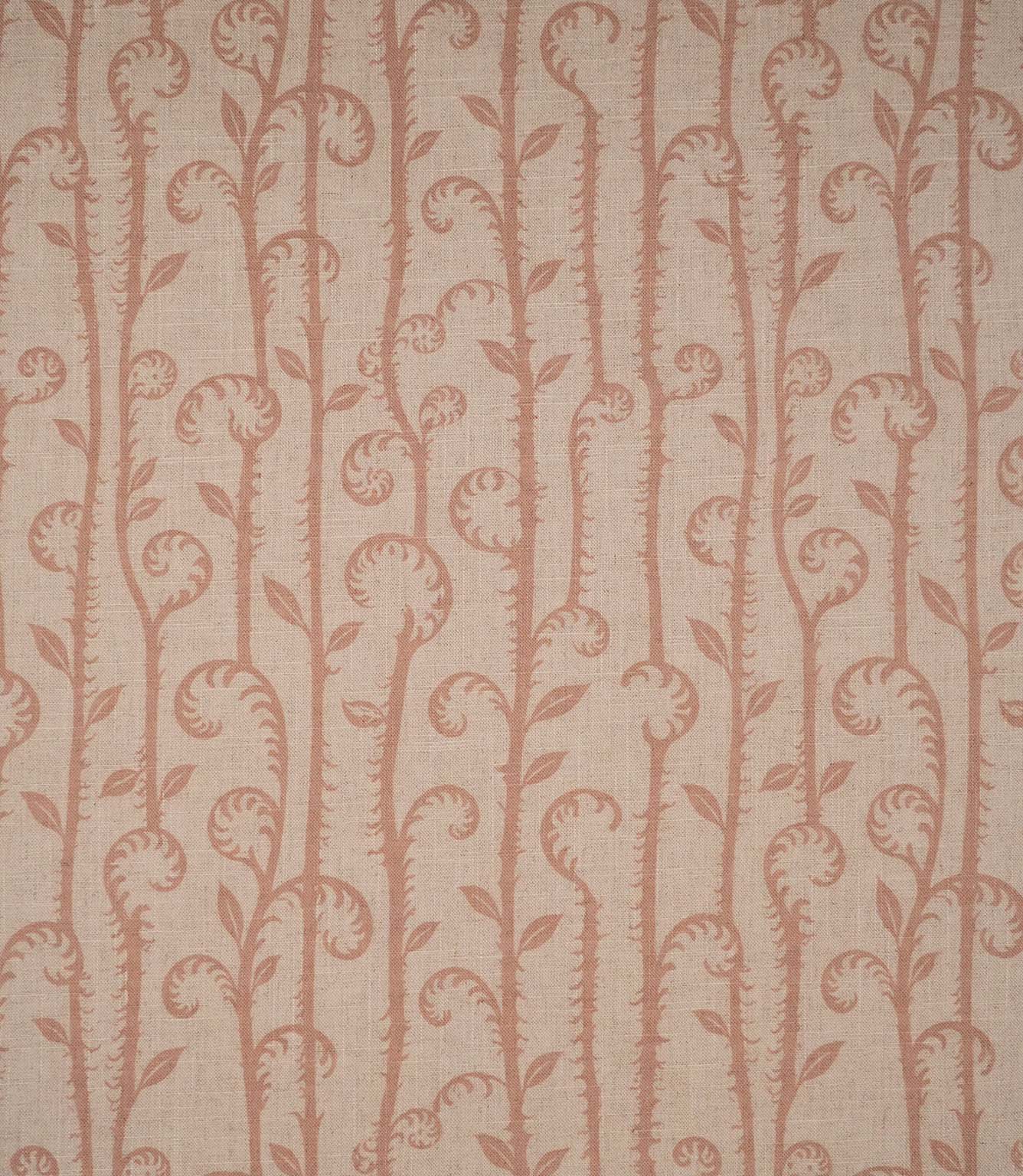 Little Bracken Natural Fabric / Blush