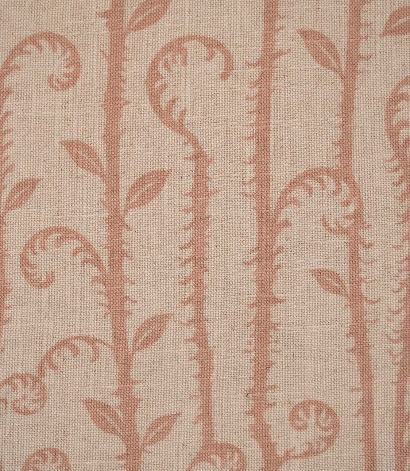 Little Bracken Natural Fabric / Blush