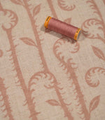 Little Bracken Natural Fabric / Blush